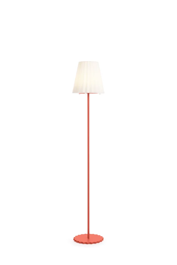 Diabla Plisy Up Outdoor Draagbare Vloerlamp - red