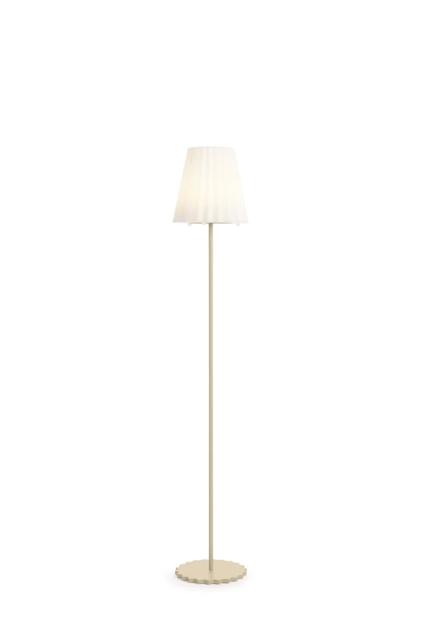 Diabla Plisy Up Outdoor Draagbare Vloerlamp - sand