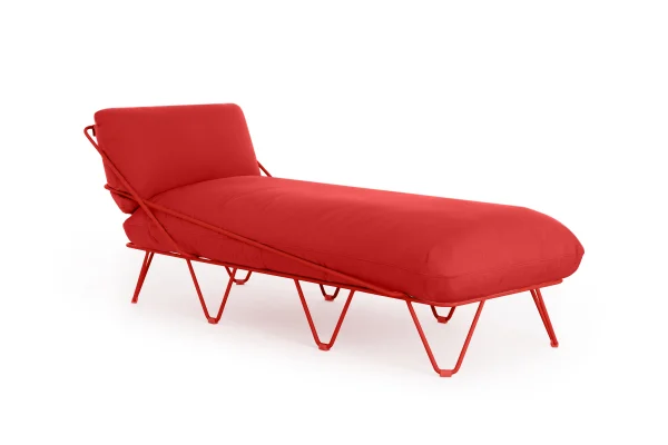 Diabla Valentina Chaiselongue - red