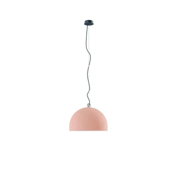 Diesel Living with Lodes - Urban Concrete Dome hanglamp, Ø50cm, roze Diesel Living