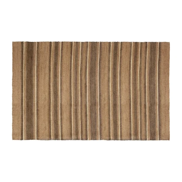 Dixie Fanny striped jute vloerkleed Natuur, 190x290 cm