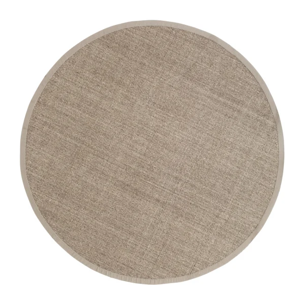 Dixie Jenny Sisal rond vloerkleed Natural grey Ø150 cm
