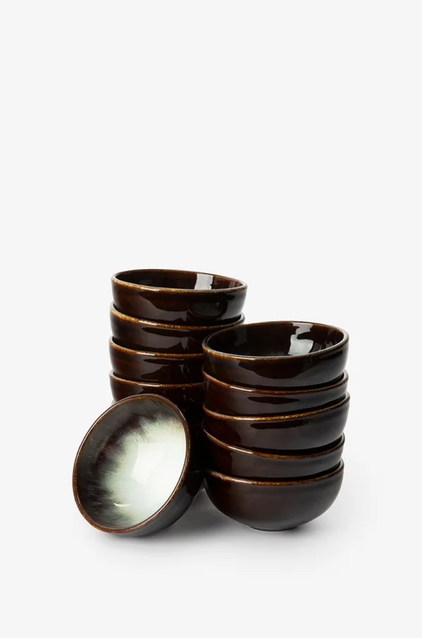 Donkerbruine house of treasures kom klein