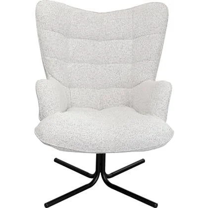 Draaifauteuil Oscar grijs Kare Design