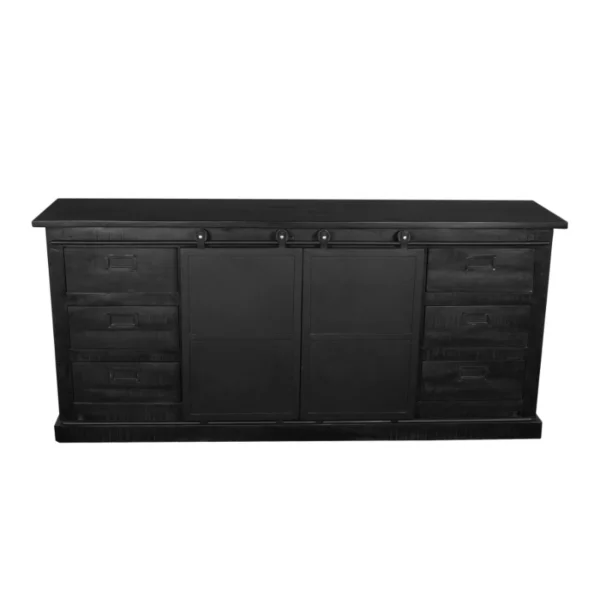 Dressoir Nora Black 200 cm