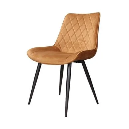 DS4U Benito 3.0 eetkamerstoel velours - goud