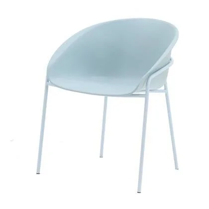 DS4U - Ella kunststof eetkamerstoel - lichtblauw