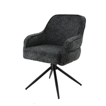 DS4U Loisa armstoel terugdraai - donkergrijs