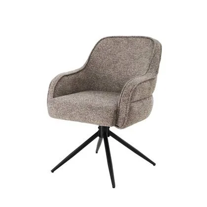 DS4U Loisa armstoel terugdraai - taupe