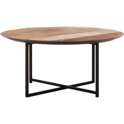 DTP Home Coffee table Cosmo round small,35xØ75 cm, recycled teakwood