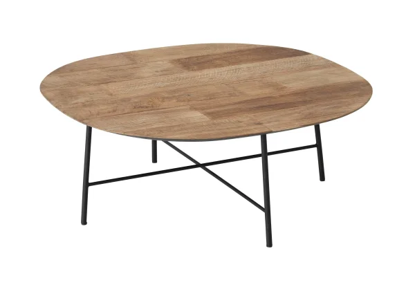 DTP Home Semi Ronde Salontafel Soho Teakhout, 90cm - Bruin