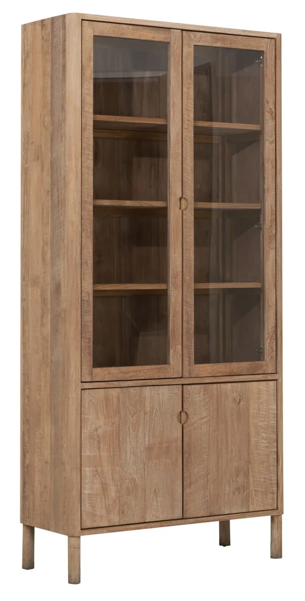 DTP Home Vitrinekast Apollo Teakhout, 210 x 100cm - Naturel