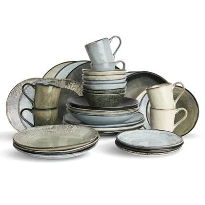 Dutch Rose Set 36 Delig Servies Assorti