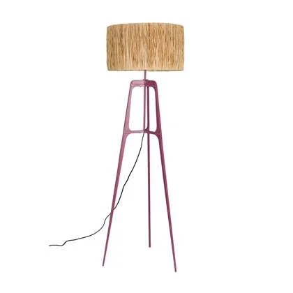 Dutchbone Afra Vloerlamp Plum - Wit