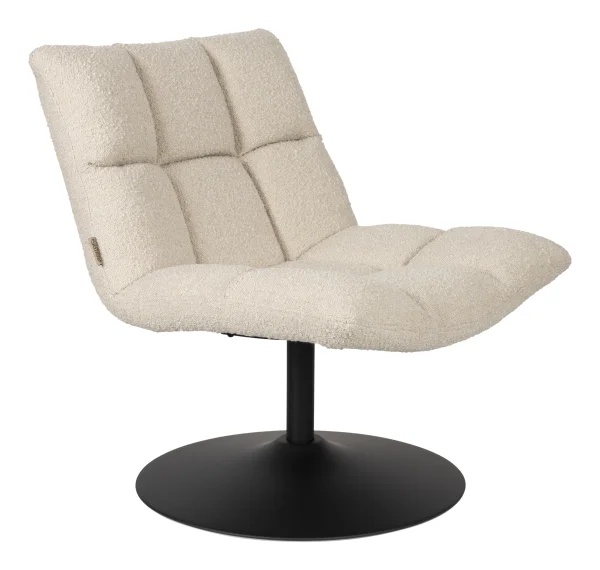 Dutchbone Draaifauteuil Bar Bouclé - Beige