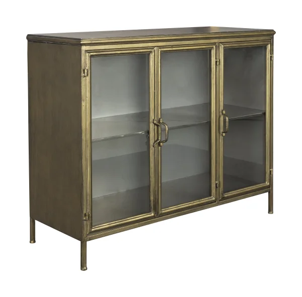 Dutchbone Dressoir Gertlush Antique Brass, 100cm - Goud