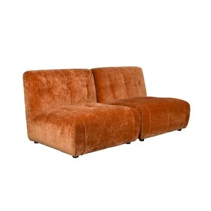 Dutchbone Giada Bank 2-zits Terra - Bruin