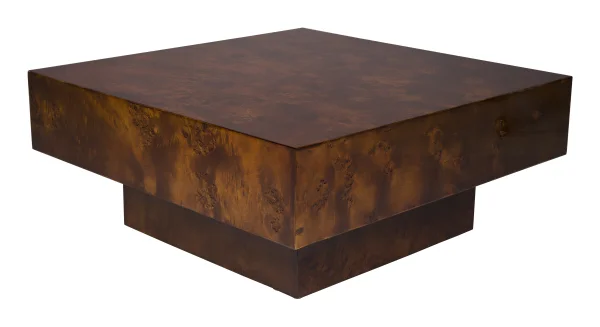 Dutchbone Vierkante Salontafel Quinn 90 x 90cm - Walnoot
