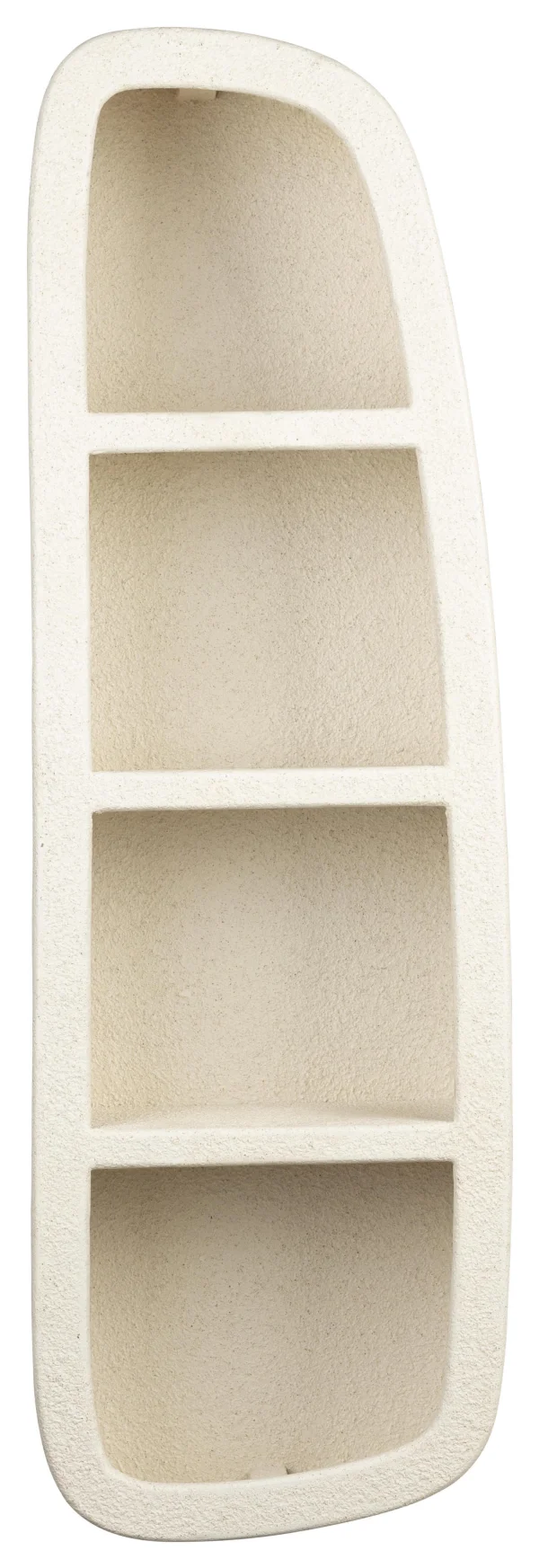 Dutchbone Wandplank Veda Gerecycled marmer, 120 x 38cm - Beige