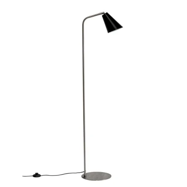 Dyberg Larsen - Oswald Vloerlamp Black/Steel DybergLarsen
