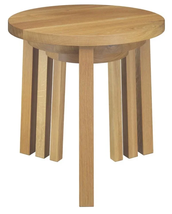 E15 PA03 Alex bijzettafel - eiken - Ø 26 cm