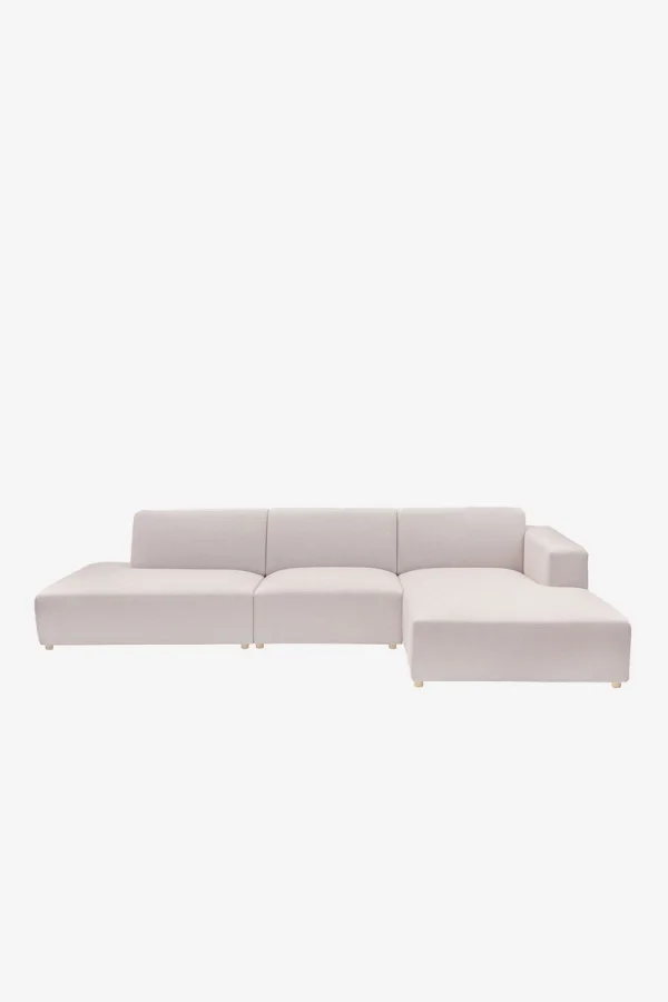 Earl 4-zits bank chaise longue rechts otto longue links sesame