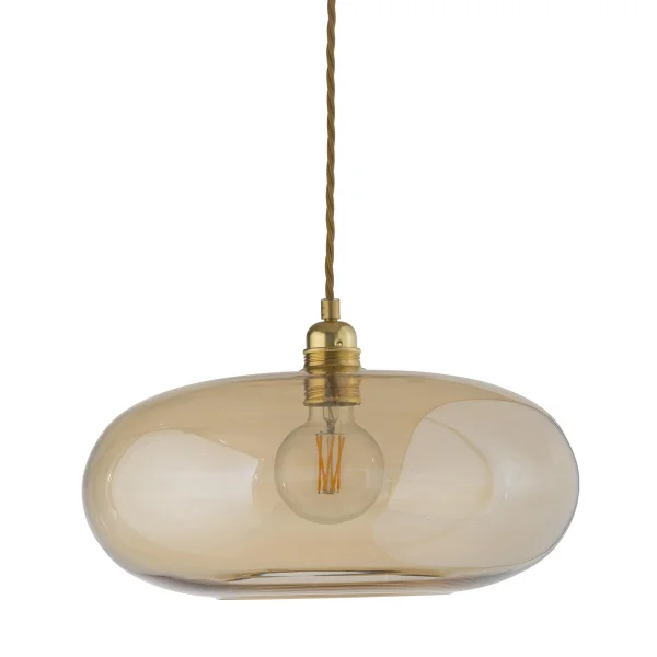 EBB & FLOW Horizon hanglamp Ø 36 cm. gouden rook