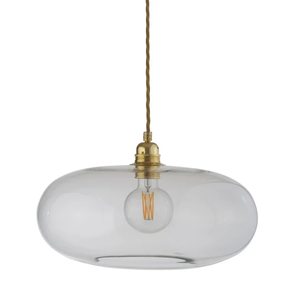 EBB & FLOW Horizon hanglamp Ø 36 cm. helder - gouden snoer