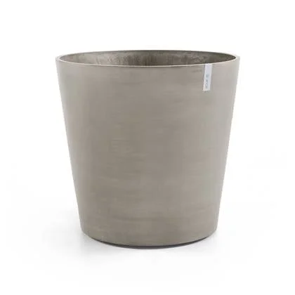 Ecopots Amsterdam Pot Met Wielen Ø 80 cm - Taupe
