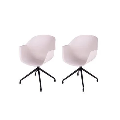 Eetkamerstoel Cuyp XXL ecru 2 stuks