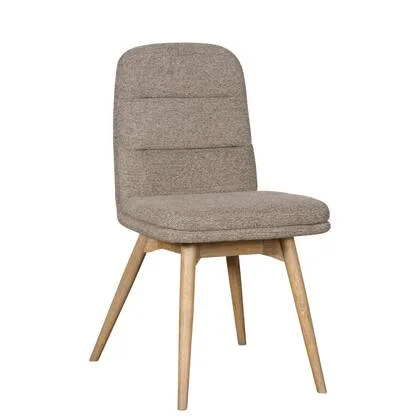 Eetkamerstoel Malaga - Beige|Bruin - Polyester