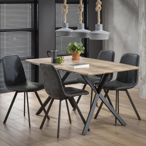 Eettafel Lakia 3D-eikenlook - naturel