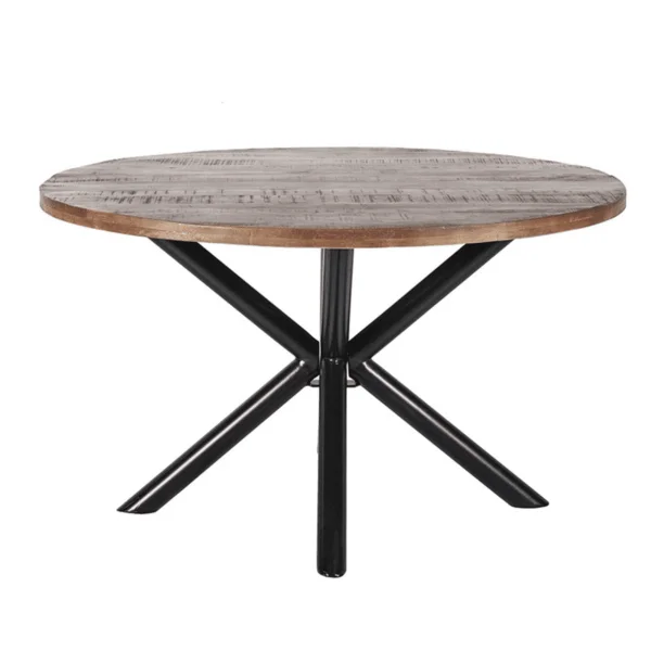 Eettafel Sven Rond Bruin - 130 cm