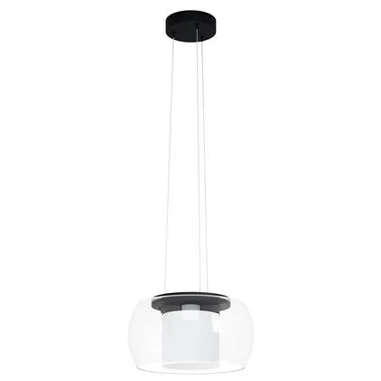 EGLO Briaglia-C Hanglamp - LED - Ø 40 cm - Zwart|Wit - Dimbaar