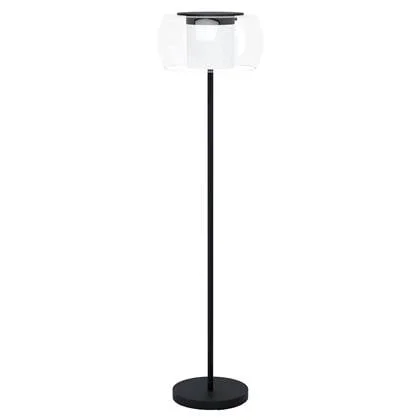 EGLO Briaglia-C Vloerlamp - LED - 152,5 cm - Zwart|Wit - Dimbaar