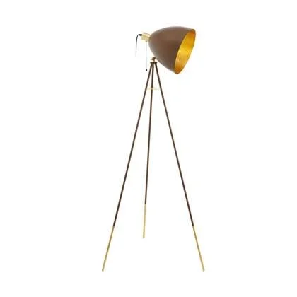 EGLO Chester 1 Vloerlamp - E27 - 149,5 cm - Roest|Goud