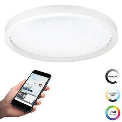 EGLO connect.z Montemorelos-Z Smart Plafondlamp - Ø 57 cm - Wit