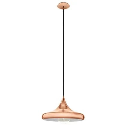 EGLO Coretto 2 - Hanglamp - 1 Lichts - Ø400mm. - Koperkleurig