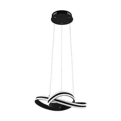 EGLO Corredera Hanglamp - LED - Ø 50 cm - Zwart|Wit