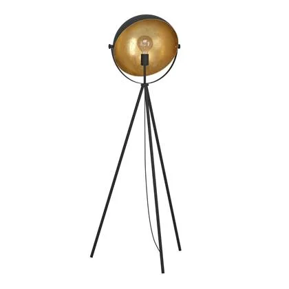 EGLO Darnius Vloerlamp - E27 - 142 cm - Zwart, Goud