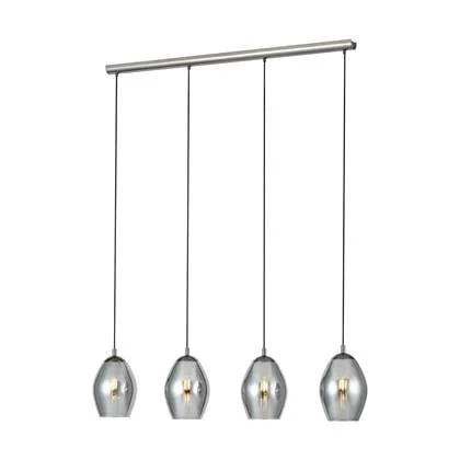 EGLO Estanys Hanglamp - E27 - 113 cm - Grijs|Zwart