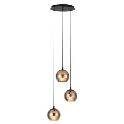 EGLO Hanglamp Lemorieta Goud - Glas - 44x150x44cm (BxHxD)