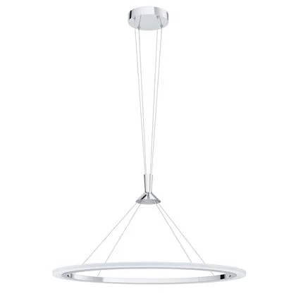 EGLO Hornitos-C Hanglamp - LED - 75,5 cm - Grijs|Satijn - Dimbaar