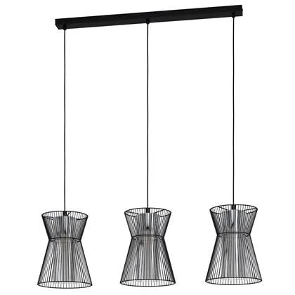 EGLO Maseta Hanglamp - E27 - 93 cm - Zwart