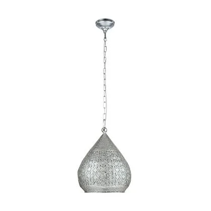 EGLO Melilla Hanglamp - E27 - Ø 33 cm - Zilver