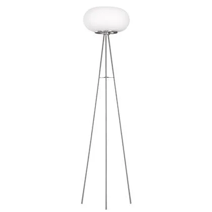 EGLO Optica Vloerlamp - E27 - 157 cm - Grijs|Wit