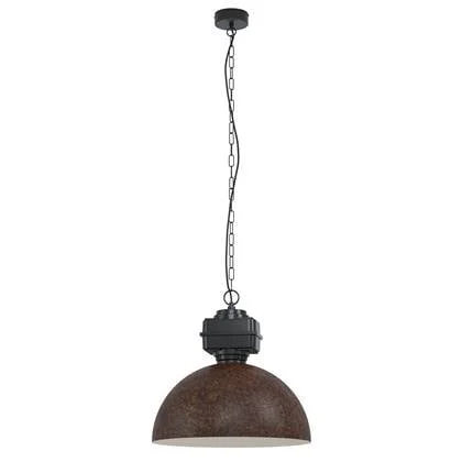 EGLO Rockingham - Hanglamp - E27 - Ø 53 cm - Zwart|Bruin