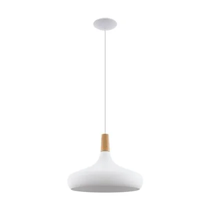 EGLO Sabinar Hanglamp - E27 - Ø 40 cm - Wit|Bruin