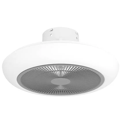 EGLO Sayulita Plafondlamp met ventilator - 45,5cm - Wit|Grijs