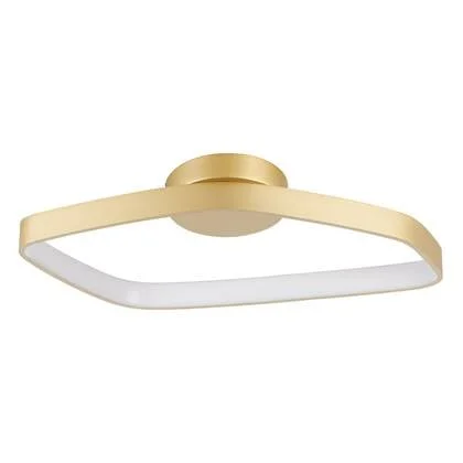 EGLO Vallerosa Plafondlamp - LED - 58 cm - Goud|Wit - Staal